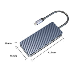 ORICO 6 in 1 Type-C Transparent HUB