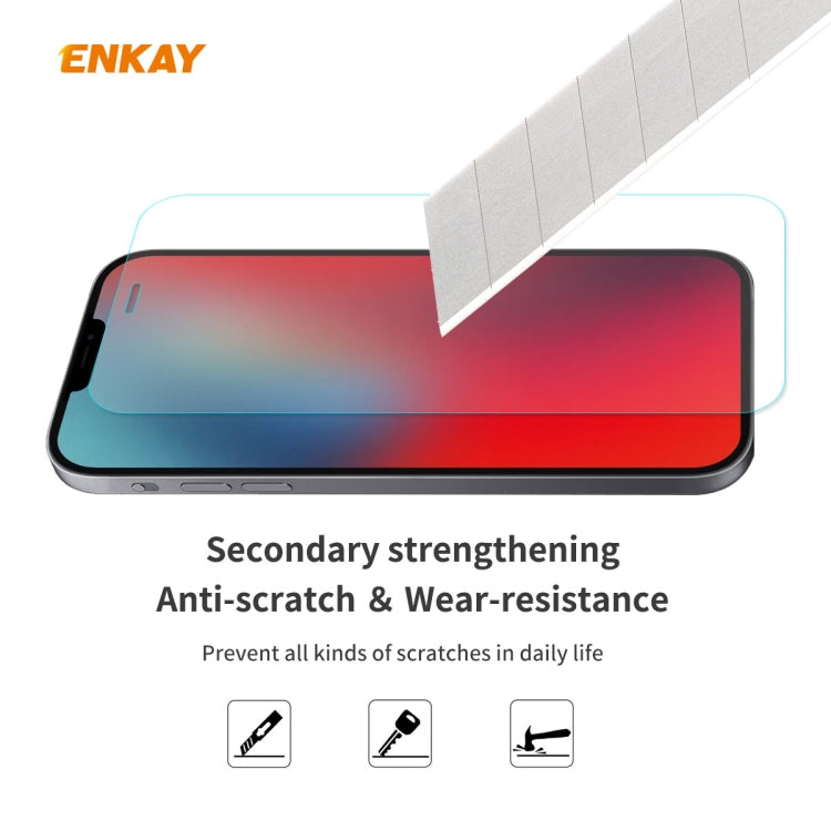 ENKAY Hat-Prince 0.26mm 9H 2.5D Curved Edge Explosion-proof Tempered Glass Film, For iPhone 12 mini, For iPhone 12 / 12 Pro, For iPhone 12 Pro Max