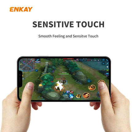 5 PCS ENKAY Hat-Prince 0.26mm 9H 2.5D Curved Edge Explosion-proof Tempered Glass Film, For iPhone 12 mini, For iPhone 12 / 12 Pro, For iPhone 12 Pro Max