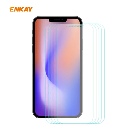 5 PCS ENKAY Hat-Prince 0.26mm 9H 2.5D Curved Edge Explosion-proof Tempered Glass Film, For iPhone 12 mini, For iPhone 12 / 12 Pro, For iPhone 12 Pro Max