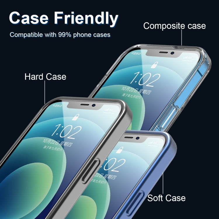 ENKAY Hat-Prince Full Glue 0.26mm 9H 2.5D Tempered Glass Full Coverage Film, For iPhone 12 mini, For iPhone 12 / 12 Pro, For iPhone 12 Pro Max
