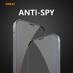 ENKAY Hat-Prince 0.26mm 9H 6D Privacy Anti-spy Full Screen Tempered Glass Film, For iPhone 12 mini 5.4, For iPhone 12 / 12 Pro 6.1, For iPhone 12 Pro Max 6.7