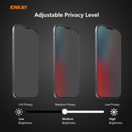 ENKAY Hat-Prince 0.26mm 9H 6D Privacy Anti-spy Full Screen Tempered Glass Film, For iPhone 12 mini 5.4, For iPhone 12 / 12 Pro 6.1, For iPhone 12 Pro Max 6.7