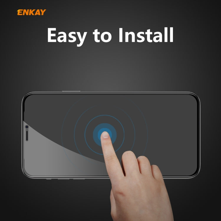 ENKAY Hat-Prince 0.26mm 9H 6D Privacy Anti-spy Full Screen Tempered Glass Film, For iPhone 12 mini 5.4, For iPhone 12 / 12 Pro 6.1, For iPhone 12 Pro Max 6.7