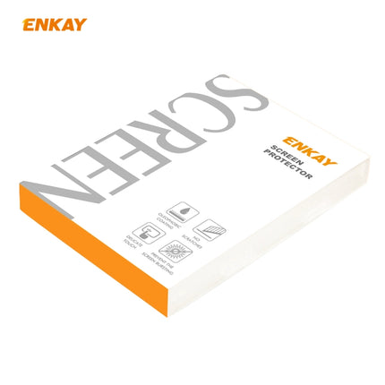 2 PCS ENKAY Hat-Prince 0.2mm 9H Surface Hardness 3D Explosion-proof Aluminum Alloy Edge Full Screen Tempered Glass Screen Film