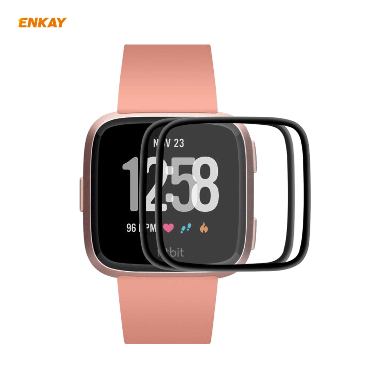 For Fitbit Versa 3 / Fitbit Sense ENKAY Hat-Prince 3D Full Screen Soft PC Edge + PMMA HD Screen Protector Film, For Fitbit Versa 3 / Fitbit Sense (1 PC), For Fitbit Versa 3 / Fitbit Sense (2 PCS), For Fitbit Versa 3 / Fitbit Sense (5 PCS)��������������...