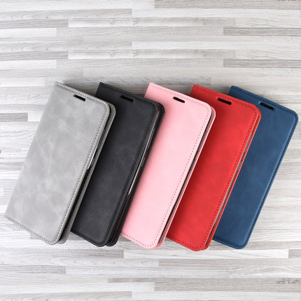 For Samsung Galaxy S20 FE 4G / 5G Retro-skin Business Magnetic Suction Leather Case with Holder & Card Slots & Wallet, For Samsung Galaxy S20 FE