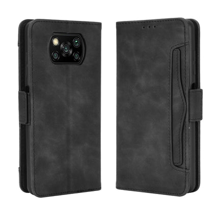 For Xiaomi Poco X3 NFC Wallet Style Skin Feel Calf Pattern Leather Case ，with Separate Card Slot, For Xiaomi Poco X3 NFC