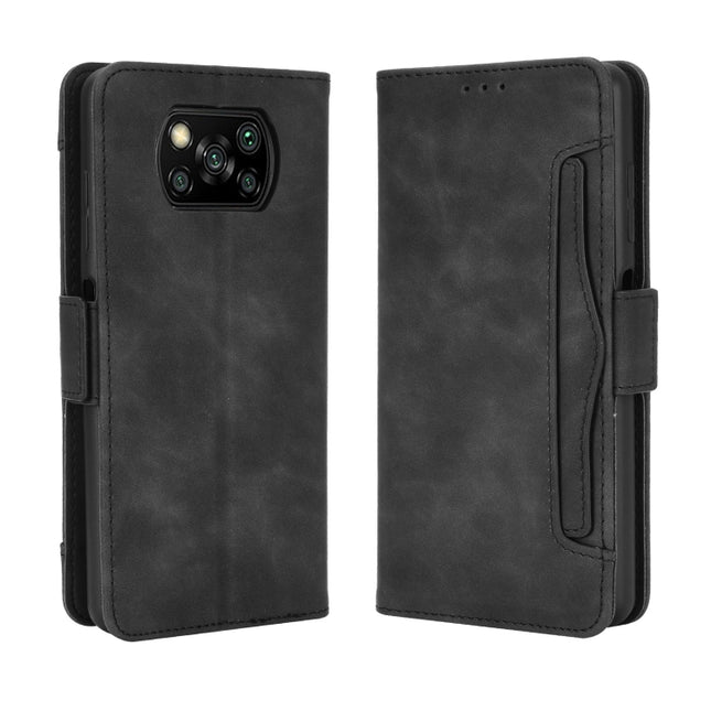 For Xiaomi Poco X3 NFC Wallet Style Skin Feel Calf Pattern Leather Case ，with Separate Card Slot, For Xiaomi Poco X3 NFC
