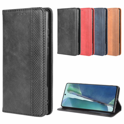 For Samsung Galaxy S20 FE 4G / 5G Magnetic Buckle Retro Crazy Horse Texture Horizontal Flip Leather Case  , with Holder & Card Slots & Photo Frame, For Galaxy S20 FE