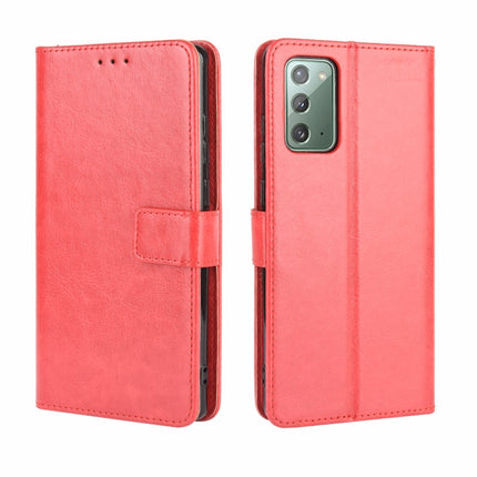 For Samsung Galaxy S20 FE 4G / 5G Retro Crazy Horse Texture Horizontal Flip Leather Case , with Holder & Card Slots & Photo Frame, For Galaxy S20 FE