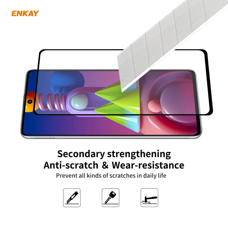 ENKAY Hat-Prince Full Glue 0.26mm 9H 2.5D Tempered Glass Full Coverage Film
