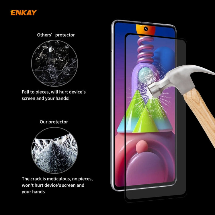 ENKAY Hat-Prince Full Glue 0.26mm 9H 2.5D Tempered Glass Full Coverage Film