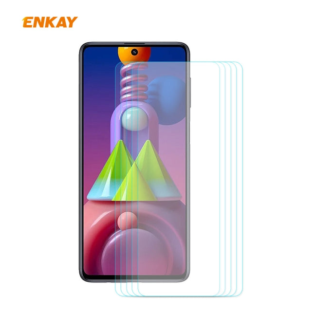 5 PCS ENKAY Hat-Prince 0.26mm 9H 2.5D Curved Edge Tempered Glass Film