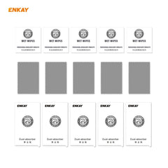5 PCS ENKAY Hat-Prince 0.26mm 9H 2.5D Curved Edge Tempered Glass Film