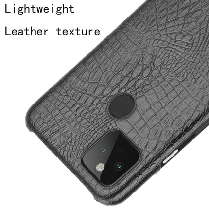 For Google Pixel 4a 5G Shockproof Crocodile Texture PC + PU Case, For Google Pixel 4a 5G