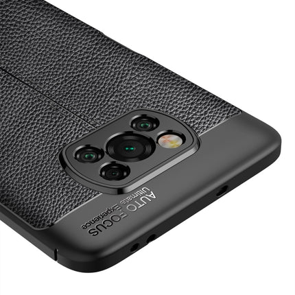 Litchi Texture TPU Shockproof Case, For Xiaomi Poco X3 NFC