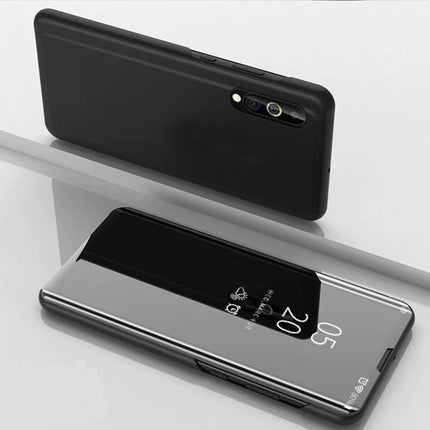 Plated Mirror Horizontal Flip Leather Case with Holder, For Xiaomi Redmi 9A, For Xiaomi Redmi 9C, For Xiaomi Mi 10 Ultra
