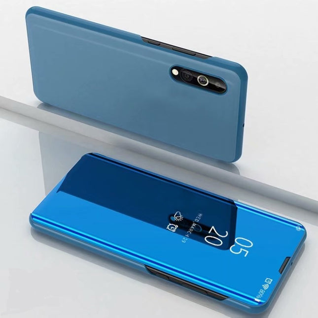 Plated Mirror Horizontal Flip Leather Case with Holder, For Xiaomi Redmi 9A, For Xiaomi Redmi 9C, For Xiaomi Mi 10 Ultra