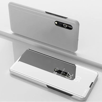 Plated Mirror Horizontal Flip Leather Case with Holder, For Xiaomi Redmi 9A, For Xiaomi Redmi 9C, For Xiaomi Mi 10 Ultra