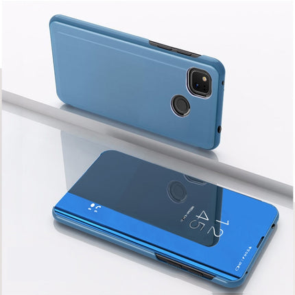Plated Mirror Horizontal Flip Leather Case with Holder, For Xiaomi Redmi 9A, For Xiaomi Redmi 9C, For Xiaomi Mi 10 Ultra