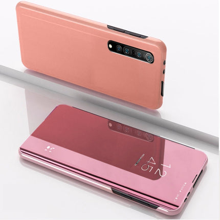Plated Mirror Horizontal Flip Leather Case with Holder, For Xiaomi Redmi 9A, For Xiaomi Redmi 9C, For Xiaomi Mi 10 Ultra