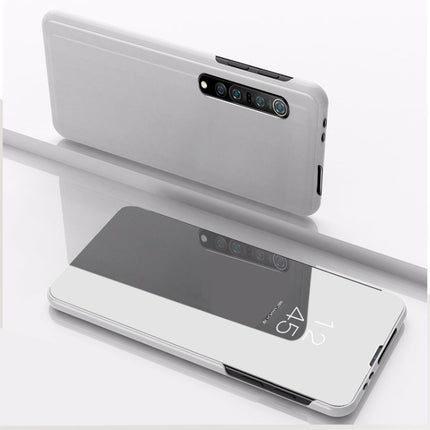 Plated Mirror Horizontal Flip Leather Case with Holder, For Xiaomi Redmi 9A, For Xiaomi Redmi 9C, For Xiaomi Mi 10 Ultra
