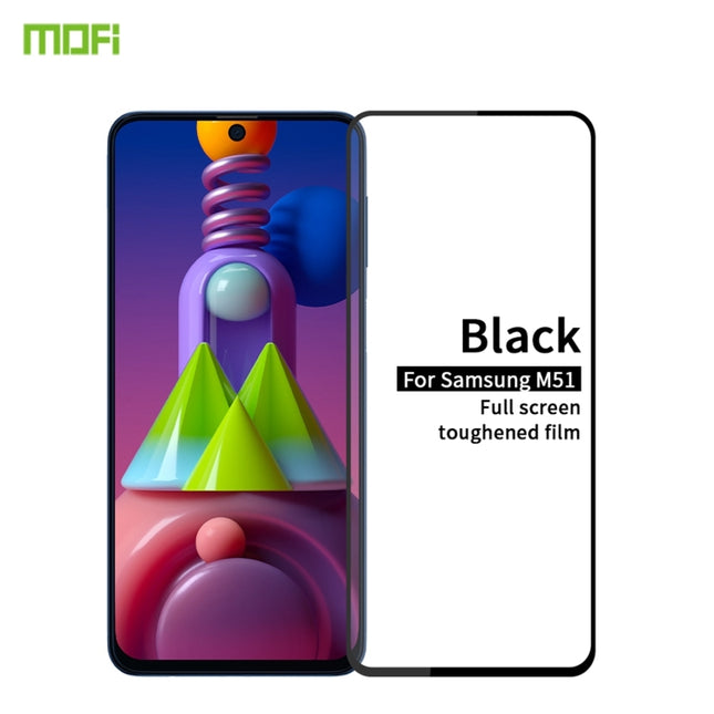 MOFI 9H 2.5D Full Screen Tempered Glass Film, For Galaxy M51