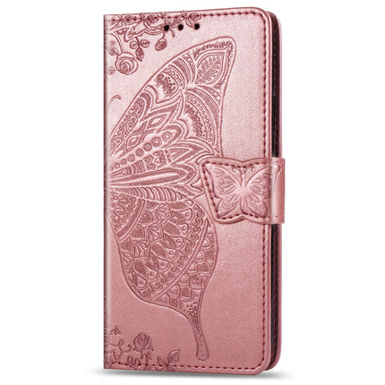 Butterfly Love Flower Embossed Horizontal Flip Leather Case with Bracket / Card Slot / Wallet / Lanyard, For Galaxy S20 FE / S20 Lite, For Xiaomi Poco X3 NFC, For Samsung Galaxy S20 FE, For LG Style3 L-41A, For Moto G9 Play
