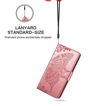 Butterfly Love Flower Embossed Horizontal Flip Leather Case with Bracket / Card Slot / Wallet / Lanyard, For Galaxy S20 FE / S20 Lite, For Xiaomi Poco X3 NFC, For Samsung Galaxy S20 FE, For LG Style3 L-41A, For Moto G9 Play