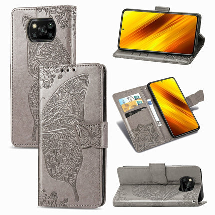 Butterfly Love Flower Embossed Horizontal Flip Leather Case with Bracket / Card Slot / Wallet / Lanyard, For Galaxy S20 FE / S20 Lite, For Xiaomi Poco X3 NFC, For Samsung Galaxy S20 FE, For LG Style3 L-41A, For Moto G9 Play