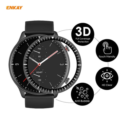 For Amazfit GTR 2 ENKAY Hat-Prince 3D Full Screen Soft PC Edge + PMMA HD Screen Protector Film, 1 PCS, 2 PCS, 5 PCS, 10 PCS