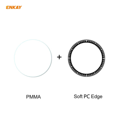 For Amazfit GTR 2 ENKAY Hat-Prince 3D Full Screen Soft PC Edge + PMMA HD Screen Protector Film, 1 PCS, 2 PCS, 5 PCS, 10 PCS