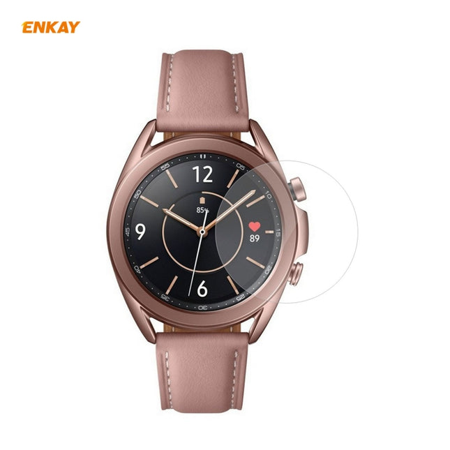 2 PCS ENKAY Hat-Prince Clear HD PET Screen Protector Film, For Samsung Galaxy Watch3 41mm
