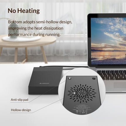 ORICO 3599U3 2.5 / 3.5-Inch Portable Hard-Drive Enclosure, EU Plug, EU Plug