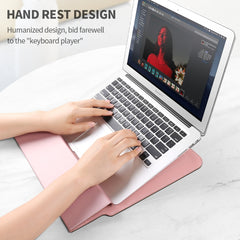 4 in 1 Uuniversal Laptop Holder PU Waterproof Protection Wrist Laptop Bag, 11/12inch, 13/14inch, 15/16inch