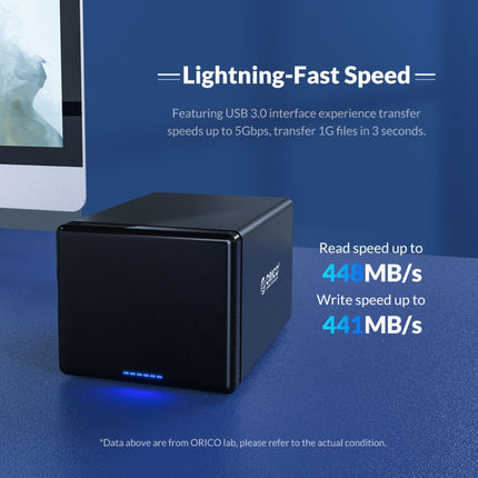 ORICO NS200RU3 2 Bay USB3.0 Festplattengehäuse mit Raid, NS200RU3