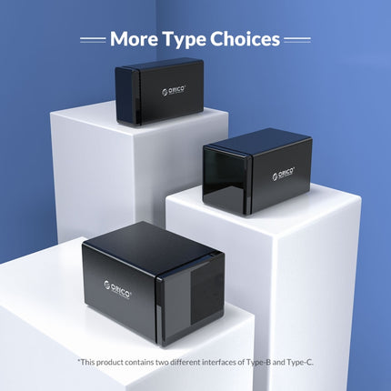 ORICO NS200RU3 2 Bay USB3.0 Festplattengehäuse mit Raid, NS200RU3