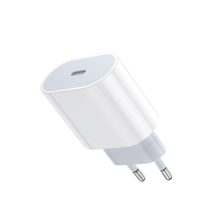 PD 20W Single USB-C / Type-C Interface Travel Charger, EU Plug