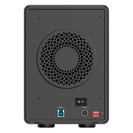 ORICO 9558RU3-V1-BK 3.5-Inch External Hard Drive Enclosure, 9558RU3-V1-BK