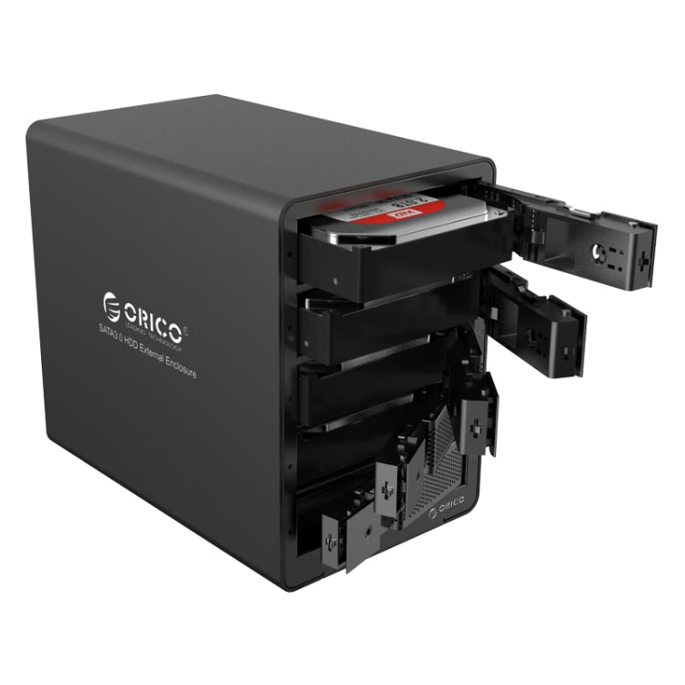 ORICO 9558RU3-V1-BK 3.5-Inch External Hard Drive Enclosure, 9558RU3-V1-BK