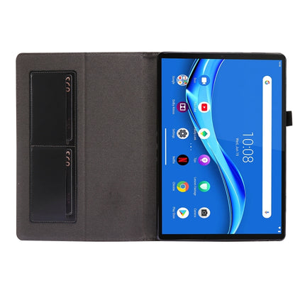 2-Folding Business Horizontal Flip PU Leather Case with Card Slots & Holder, For Lenovo Tab M10 10.1, For  Lenovo Tab M10 10.1, For Lenovo M10 Plus