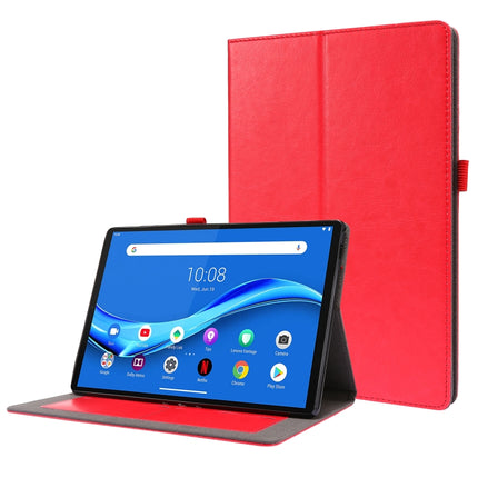 2-Folding Business Horizontal Flip PU Leather Case with Card Slots & Holder, For Lenovo Tab M10 10.1, For  Lenovo Tab M10 10.1, For Lenovo M10 Plus