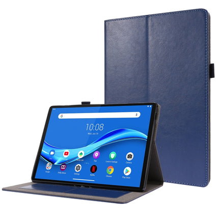 2-Folding Business Horizontal Flip PU Leather Case with Card Slots & Holder, For Lenovo Tab M10 10.1, For  Lenovo Tab M10 10.1, For Lenovo M10 Plus