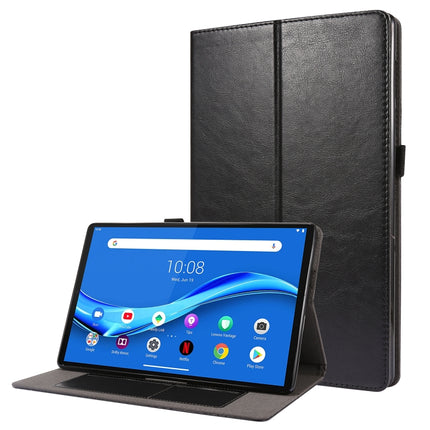 2-Folding Business Horizontal Flip PU Leather Case with Card Slots & Holder, For Lenovo Tab M10 10.1, For  Lenovo Tab M10 10.1, For Lenovo M10 Plus
