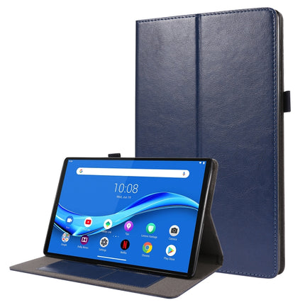 2-Folding Business Horizontal Flip PU Leather Case with Card Slots & Holder, For Lenovo Tab M10 10.1, For  Lenovo Tab M10 10.1, For Lenovo M10 Plus