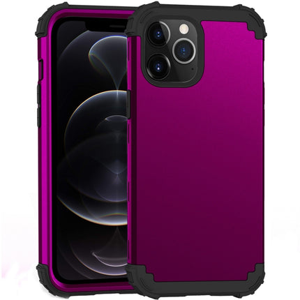 PC+ Silicone Three-piece Anti-drop Mobile Phone Protective Back Cover, For iPhone 12 mini, For iPhone 12 / 12 Pro, For iPhone 12 Pro Max