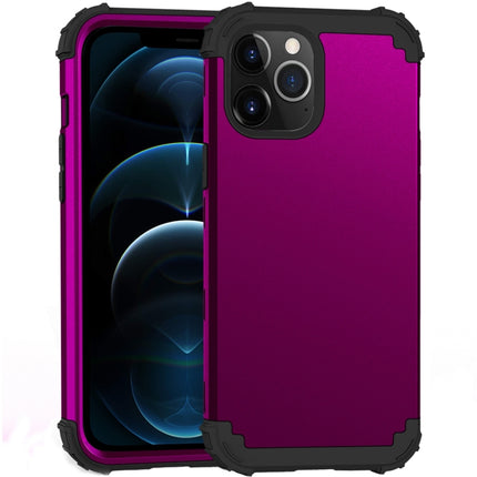 PC+ Silicone Three-piece Anti-drop Mobile Phone Protective Back Cover, For iPhone 12 mini, For iPhone 12 / 12 Pro, For iPhone 12 Pro Max