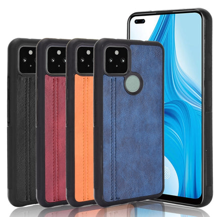 For Google Pixel 5 Shockproof Sewing Cow Pattern Skin PC + PU + TPU Case, For Google Pixel 5
