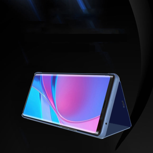 Plated Mirror Horizontal Flip Leather Case with Holder, For OPPO A93/Reno4 Lite/F17 Pro/Reno 4F, For Xiaomi Mi 10T/10T Pro